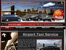 Tablet Screenshot of newarkairporttaxi.us